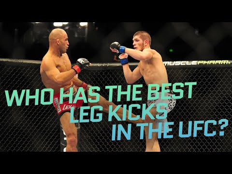 Who has the best leg kicks in the UFC?