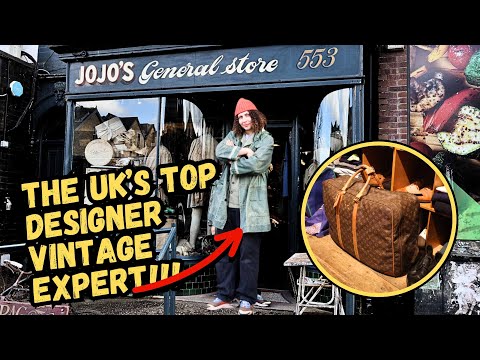 THE UK'S TOP VINTAGE DESIGNER CLOTHING EXPERT?? | MEET 'JO JO' RAG PARADE SHEFFIELD!!