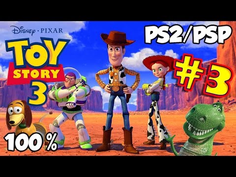 Disney's Toy Story 3 Walkthrough Part 3 - 100% (PS2, PSP) Level 3 - Keep Cool!