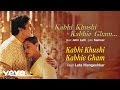 Kabhi Khushi Kabhie Gham Best Title Track Shah Rukh Khan Kajol Lata Mangeshkar