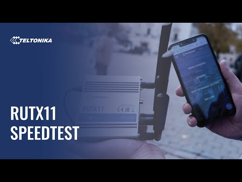 Teltonika RUTX11 Speed Test