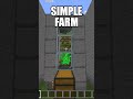 SIMPLE SUGARCANE FARM in Minecraft Bedrock #minecraft