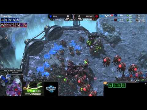 TvZ Scarlett vs MMA - g3- King - Starcraft 2 HD polski komentarz