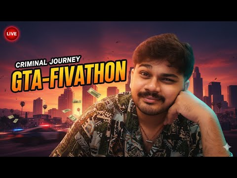 On My Criminal Journey in GTA 5!! 🚨 | GTA-FIVATHON Ep.9 #livestream #gaming #gta
