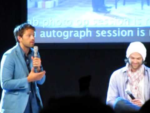 JUS IN BELLO 5 Supernatural Con 2014 - JIB5 - Jared/Misha panel