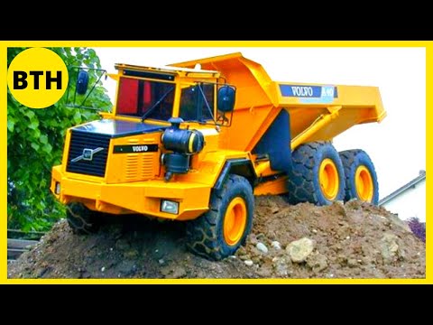 Caterpillar 390D Excavator Loading Trucks For Three Hours - Mega Machines Movie #shorts