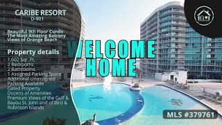 Caribe Orange Beach Elegant 9th Floor 2 Bedroom Condo Stunning Views!