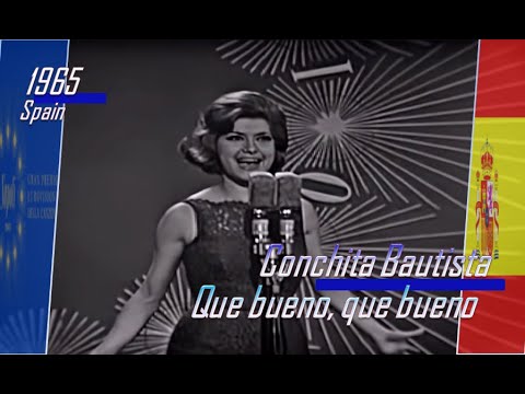 eurovision 1965 Spain 🇪🇸 Conchita Bautista - Que bueno, que bueno ᴴᴰ