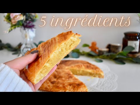 King Cake 🥧 Frangipane in 10 Minutes! Quick and Easy Recipe with 5 Ingredients