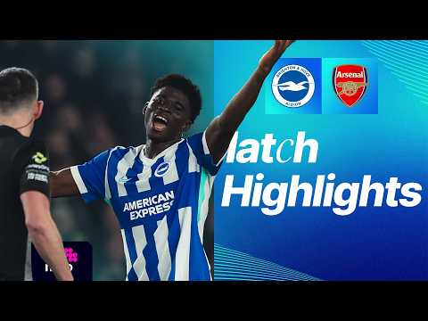 HIGHLIGHTS | Brighton v Arsenal | Premier League
