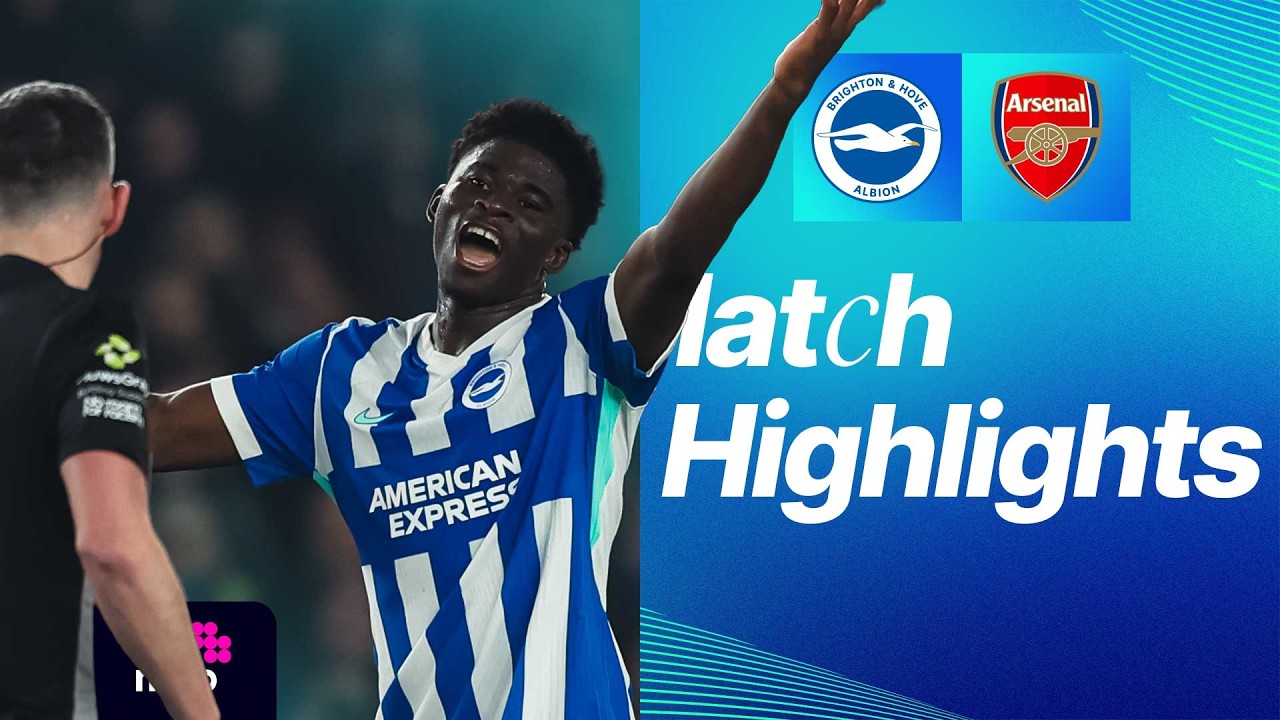 Brighton & Hove Albion vs Arsenal Highlights