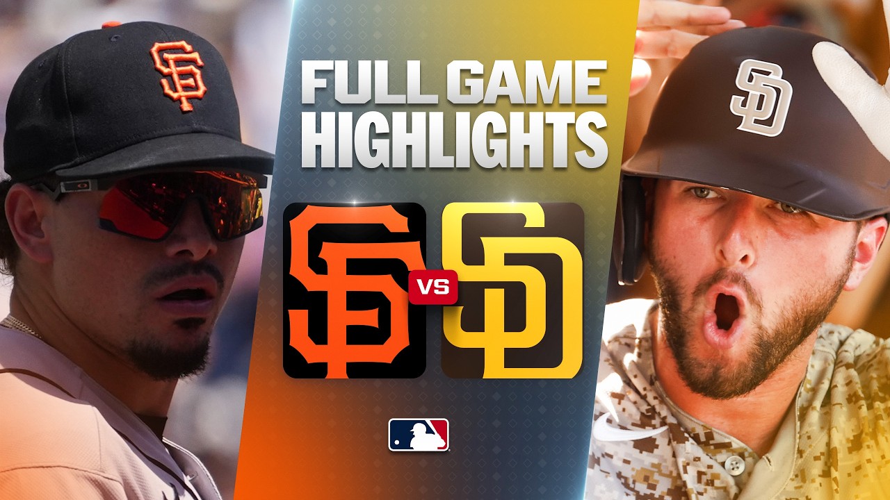 8월03일 샌프란시스코 샌디에이고 MLB 하이라이트