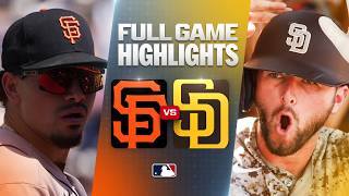 GIANTS vs. PADRES: Official Full Game Highlights (August 2) | 2026 MLB Season