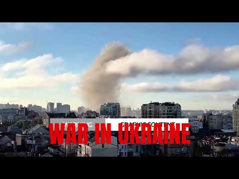 War in Ukraine. Rocket attacks on Kyiv. Explosions in Kyiv. Ракетные удары по важным объектам