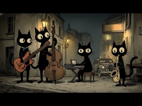 Black Cats Deep Bass Groove: Feel Good Jazz for Calm Work & Deep Relaxation