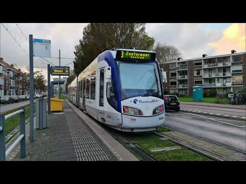 HTM RandstadRail 3: Den Haag De Savornin Lohmanplein - Loosduinen - Station Den Haag Centraal | 2021