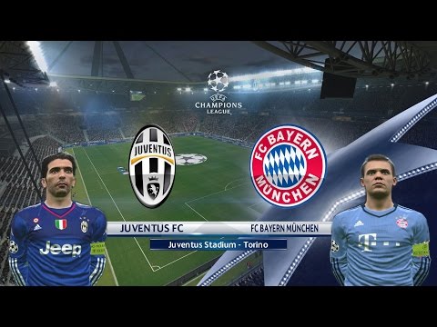 Ювентус - Бавария / Лига Чемпионов 2015-16 / 1/8 финала / 1080p HD FPS 60