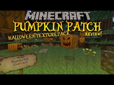 LegacyteBuilds - Minecraft Pumpkin Patch 32x32 1.8.1 Texturepack Review! (Halloween Themed)