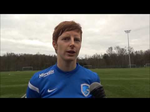 20170225 Interview met Lien Mermans na de partij KRC Genk Ladies   KAA Gent Ladies in de Super Leagu