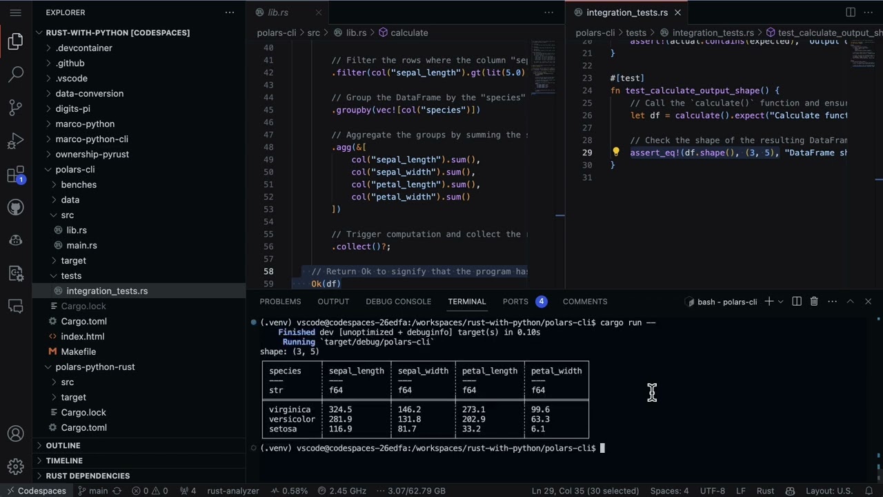 🤖 Verify Rust Code with Cargo Test