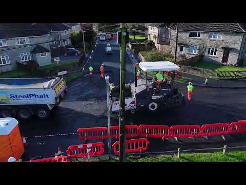 Highways TV Miles Macadam: Resurfacing Ladyfield Road for Wiltshire CC