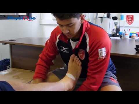Ankle Taping Technique by Hull KR