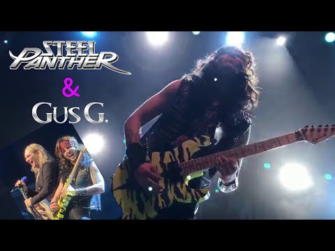 Gus G & Steel Panther - Crazy Train + Guitar Solo (live in Switzerland 19.02.2019)