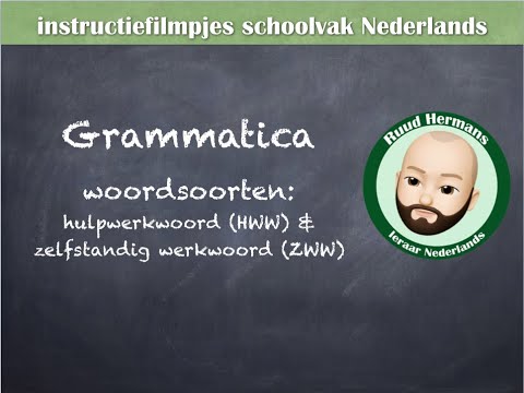 Grammar of parts of speech - auxiliary verb (AVM) and independent verb (NVM)