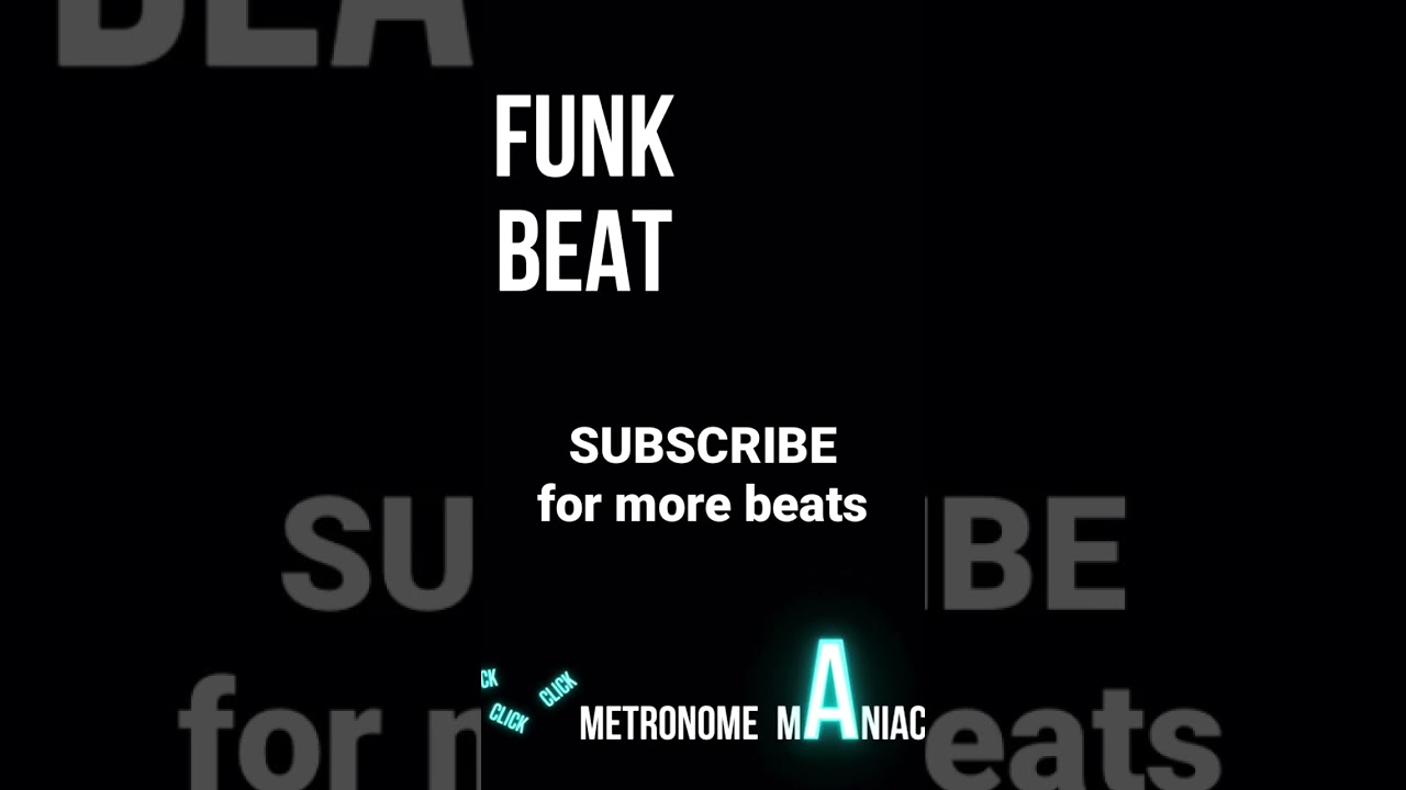 Drum loop - Funk beat - 100 BPM