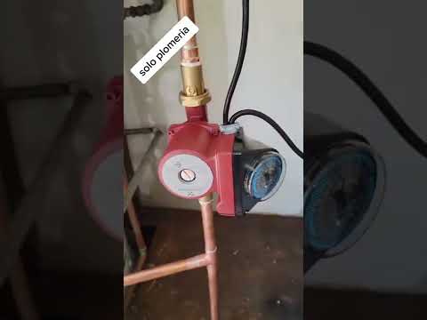 Instalación de bomba de circulacion de agua Caliente