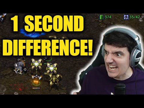 1 SECOND DIFFERENCE!!! Artosis Protoss Rage
