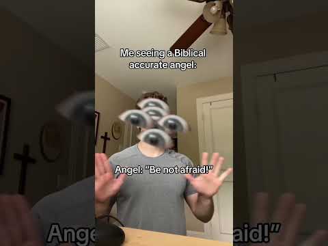 Me seeing a Biblically accurate angel 👼👁️ #shorts