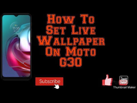 How To Set Live Wallpaper On Moto G30 🔥🔥🔥