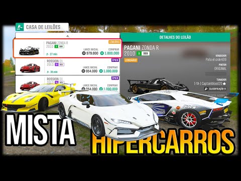 Forza Horizon 4 - CORRIDA MISTA de LEILÃO com HIPERCARROS