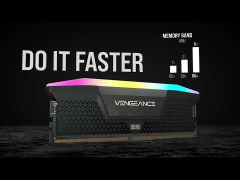 Corsair vengeance 16gb ram (1x16gb) ddr5 dram 5200mhz memory...