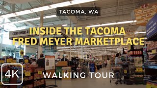 What's Inside the Fred Meyer Marketplace in Tacoma, WA | 4K Walking Tour | 2024