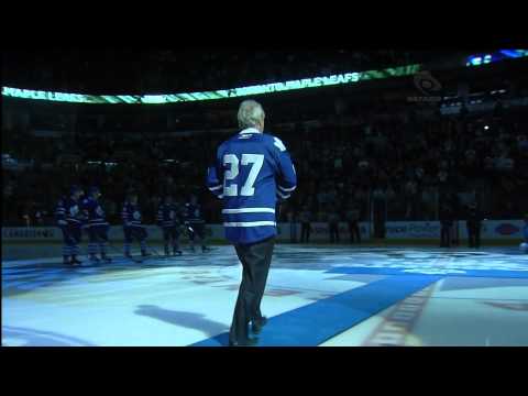 Leafs Honor Darryl Sittler's 10 Point Night - Feb 7th 2011 (HD)