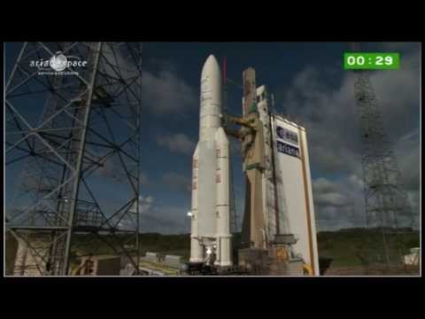 VOL VA214 - A569 ECA - Alphasat + Insat 3D - decollage takeoff liftoff
