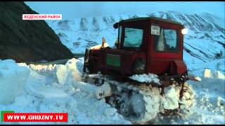 В чеченские горы пришла зима