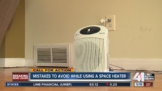 Mistakes to avoid while using space heaters