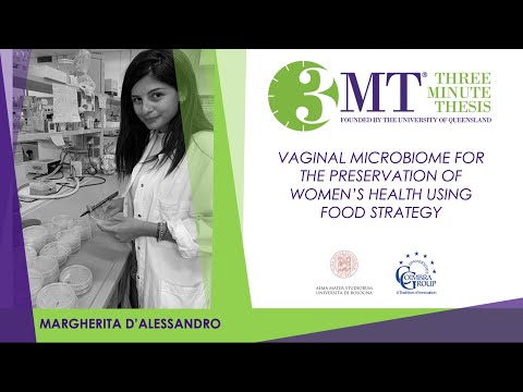 Three Minute Thesis Competition 2021: Margherita D'Alessandro – University of Bologna.