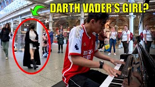 When I Play Internet's Most Popular Song on Piano in Train Station | Cole Lam