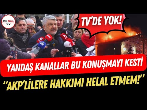 Kartalkaya'da yakınlarını kaybedenler AKP'ye isyan etti: Yandaş kanallar canlı yayını bir anda kesti
