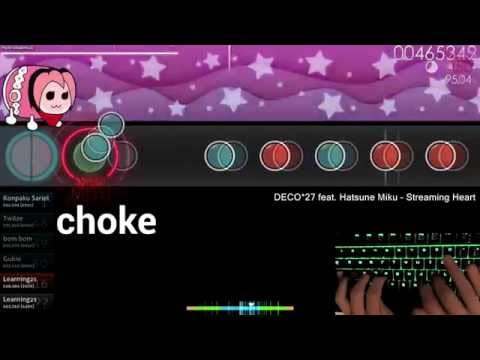 osu! Taiko - Deco*27 ft. Hatsune Miku - Streaming Heart [Muzukashii]