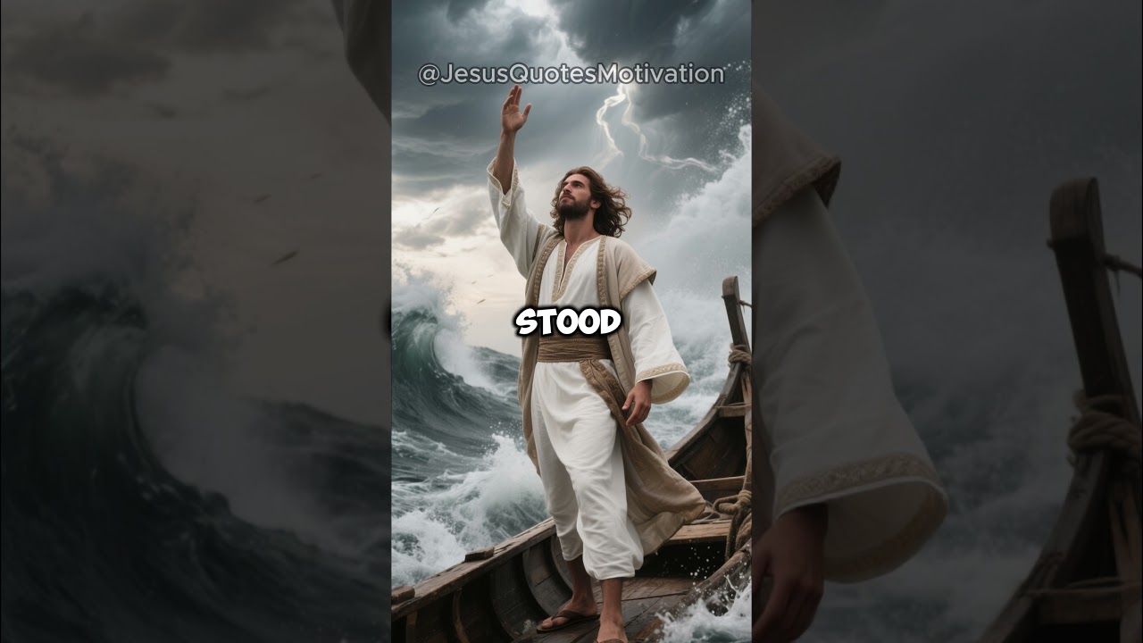 Why Did Jesus Calm the Storm With Just Words? | Jesus Quotes, Christian Motivation, Bible Story