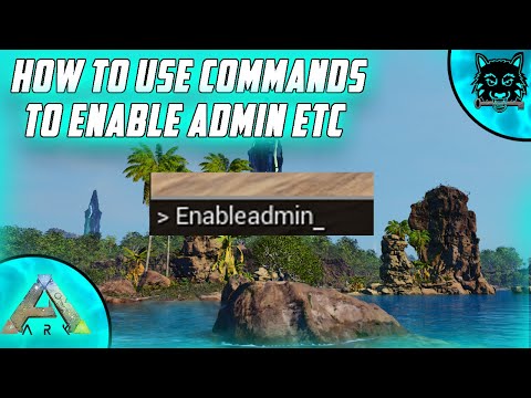 How to use console commands to enable admin in Ark survival ascended