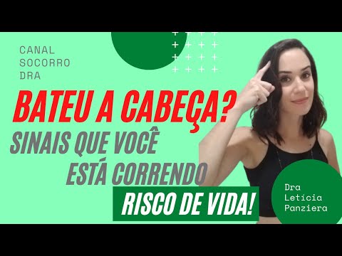 O que acontece quando se bate a cabeça? Por que corremos risco de vida?