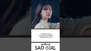 Download lagu Sad Girl — yaeow | Heartfelt Lyric Short 💔 #Shorts mp3