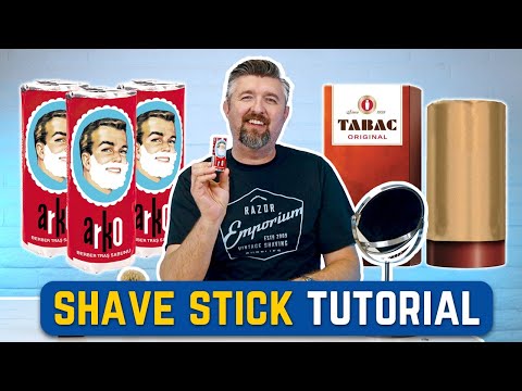 Wet Shaving Tutorial: How to Shave with a Shave Stick