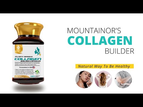 Mountainor plant based collagen builder capsules, for person...